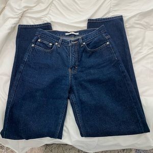 Tommy Hilfiger Women's Straight Leg Jeans - Dark Blue